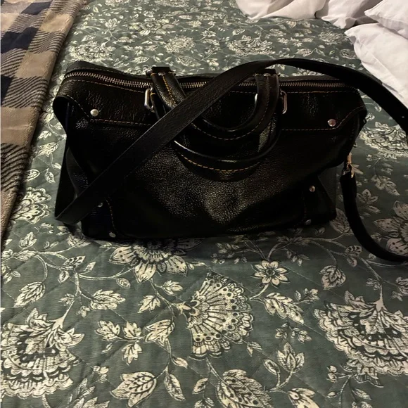 Coach Millie Satchel Handbag Black Leather Great Condition No Flaws No Smells - Picture 10 of 15